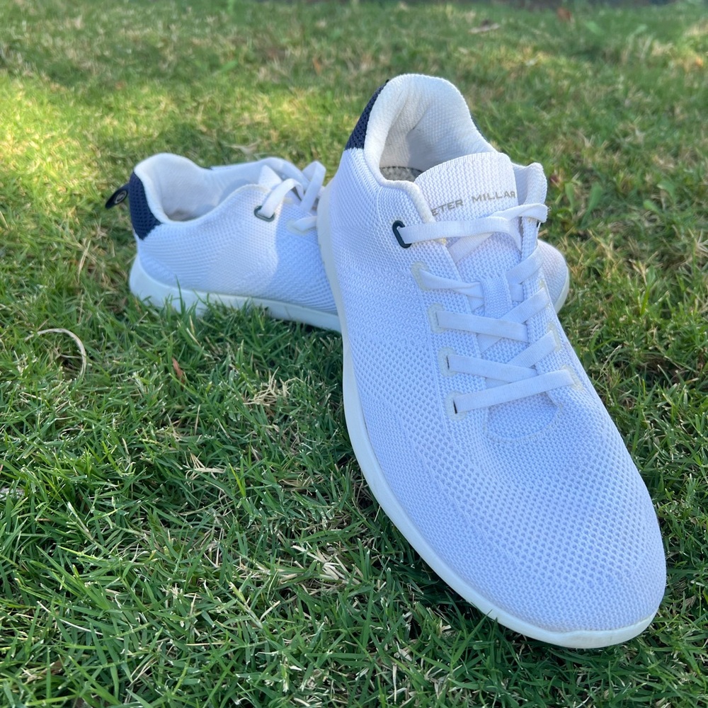Peter Millar White Sneakers Sleek Minimalist Design